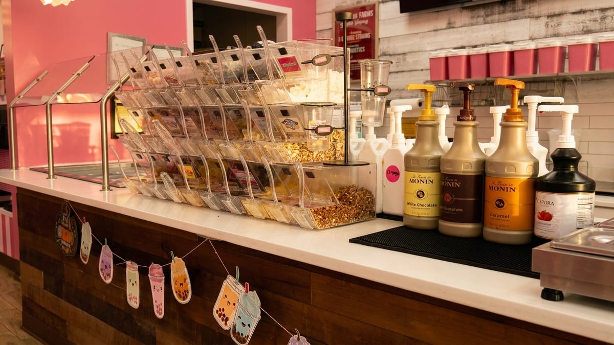 Flavors and toppings galore
