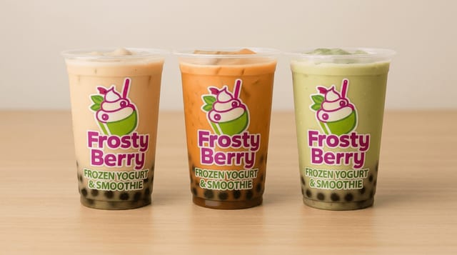 Lychee Bubble Tea.
