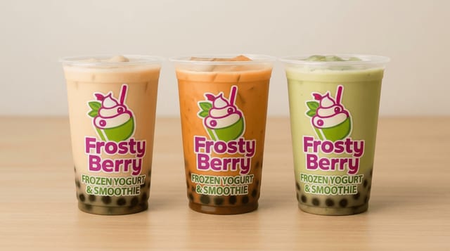 Strawberry Bubble Tea.