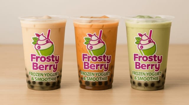 Red Bean Bubble Tea.
